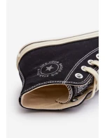 Dámské vysoké tenisky Big Star model 21654788 černé - Big Star Shoes