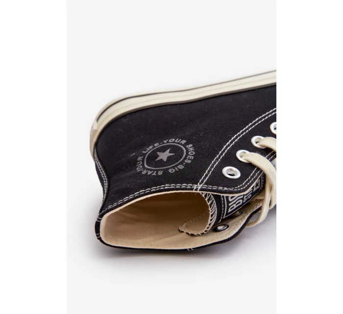 Dámské vysoké tenisky Big Star model 21654788 černé - Big Star Shoes