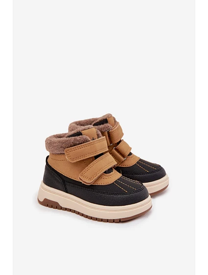 Dětské zimní boty sněhule na suchý zip Camel model 21718344 - Boto