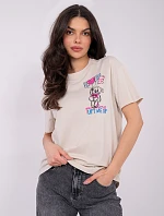 Tričko D12022AH02645Y light beige
