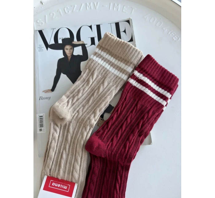 Ponožky Milena 1542-001 Braid 37-41 Ponožky Milena 1542-001 Braid 37-41