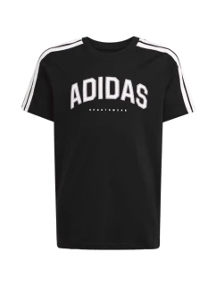 Detské tričko adidas Codes Collegiate Graphic Tee black JL6139