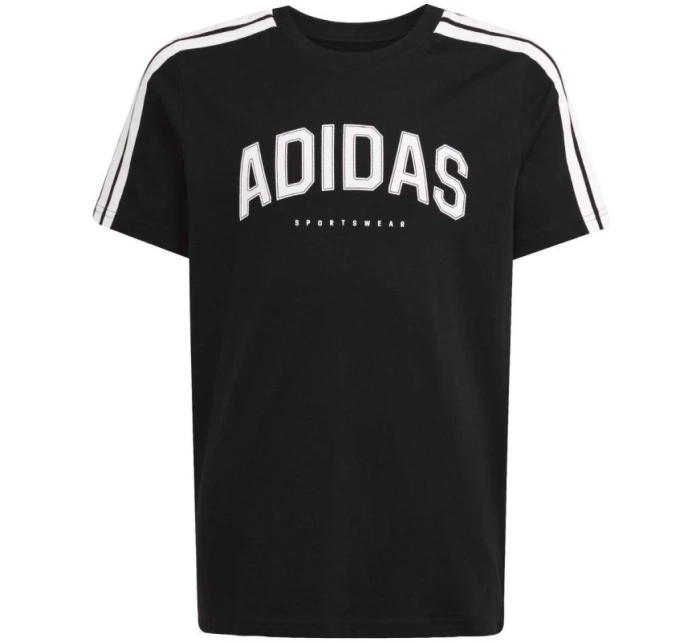 Detské tričko adidas Codes Collegiate Graphic Tee black JL6139 Detské tričko adidas Codes Collegiate Graphic Tee black JL6139