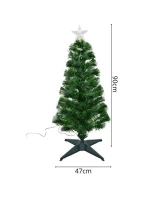 DEKORATÍVNY VIANOČNÝ STROMČEK VIACFAREBNÝ 90CM