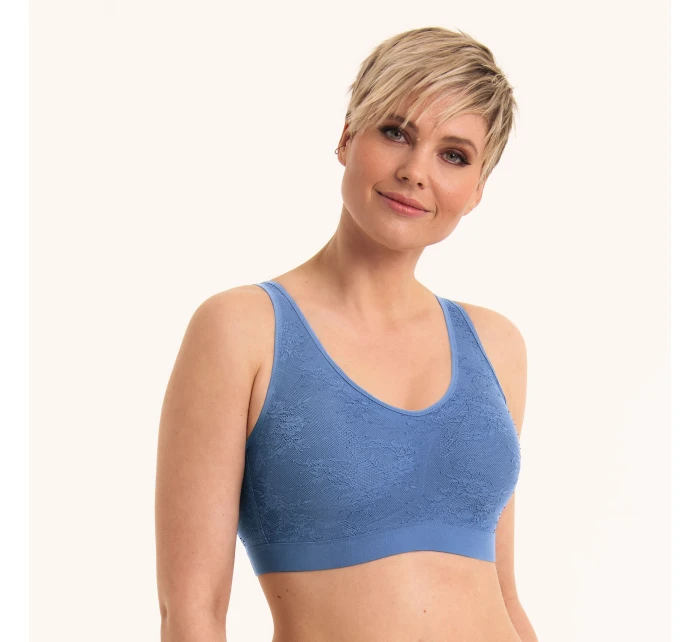 Essential Čipkovaná pooperačná braletka s penovou výstužou 4700X blue heaven - Anita Care