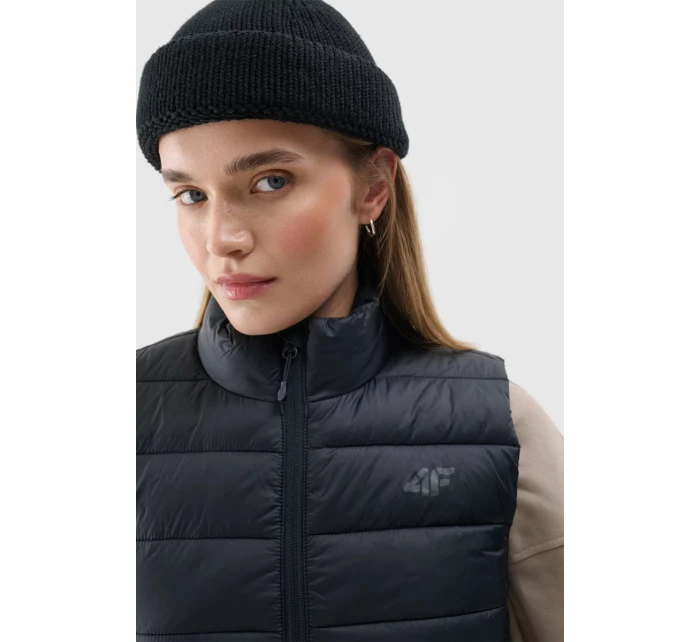 Dámský péřový s límcem Černý model 21674882 - 4F