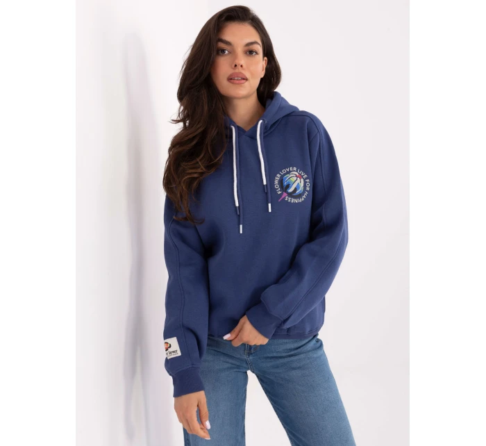 Mikina D10600BK02784A tmavomodrá