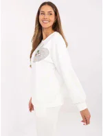 Mikina DHJ BL 20322.72 ecru Mikina DHJ BL 20322.72 ecru