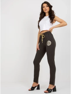 Tepláky RV DR 6742.57 tmavá khaki