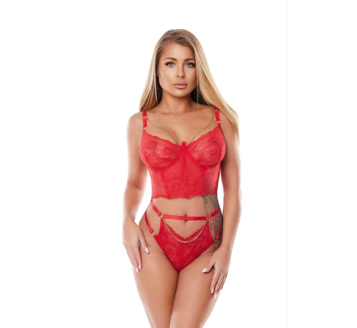 Korzet model 19579528 Red - Anais