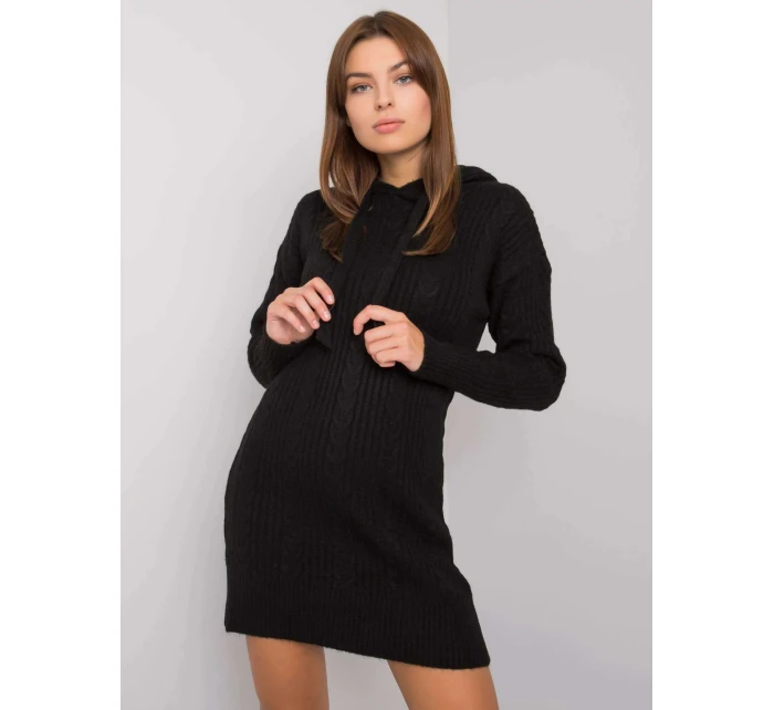 Dámske šaty s kapucňou 7099 - RUE PARIS Dámske šaty s kapucňou 7099 - RUE PARIS