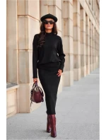 Sukně model 20857735 černá - Roco Fashion Sukně model 20857735 černá - Roco Fashion