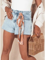 Dámské džínové šortky světle modré Dstreet model 21977725 - FashionStreet Dámské džínové šortky světle modré Dstreet model 21977725 - FashionStreet