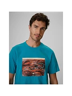 Tshirt regular z nadrukiem męski model 22551931 - 4F