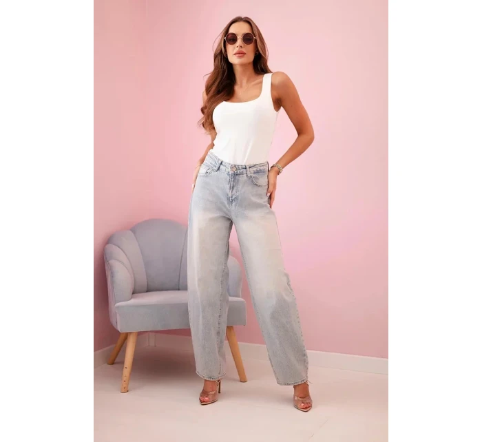 Dámska blúzka bez ramienok s výstrihom ecru