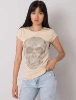 T košeľa EM TS ES 21 532.18 béžová