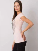 T košeľa EM TS ES 21 532.18 svetlo ružová