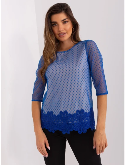 Blúzka LK BZ 506729.63P tmavo modrá Blúzka LK BZ 506729.63P tmavo modrá