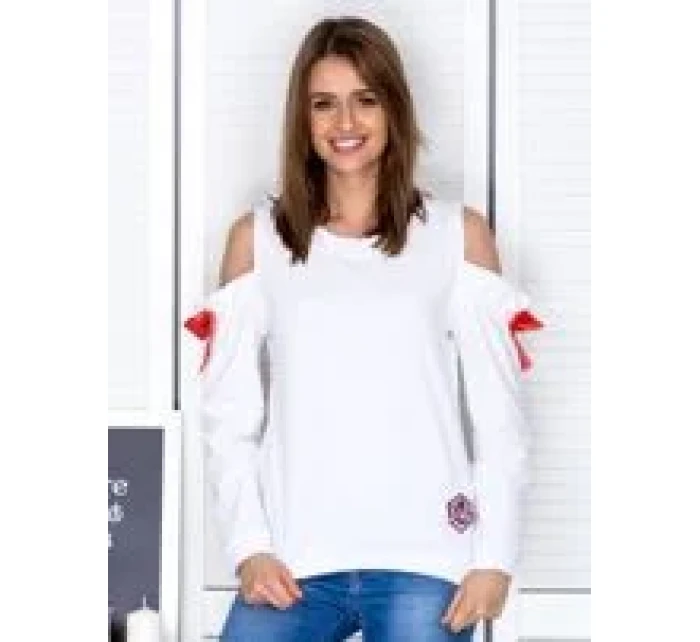 Mikina PL BL 1452.02 biela Mikina PL BL 1452.02 biela