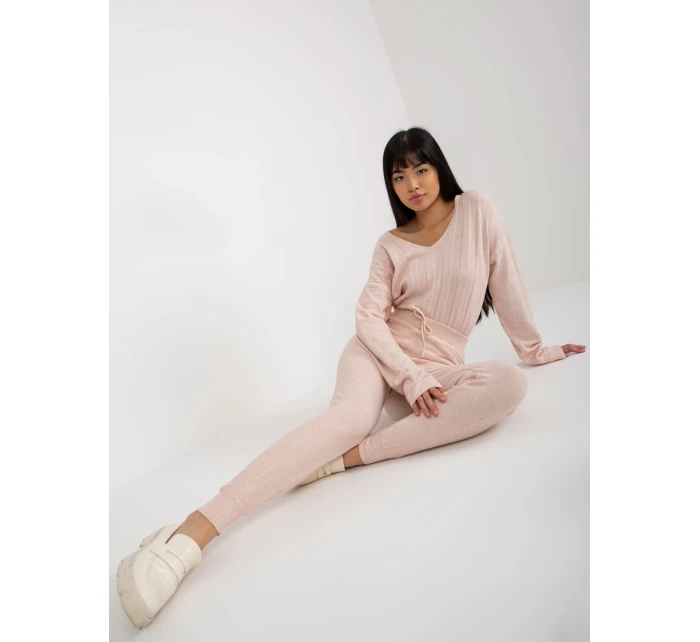 Nohavice VI SP 20281.40P svetlo ružová