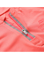 Detské rýchloschnúce cyklistické tričko ALPINE PRO LATTERO neon salmon