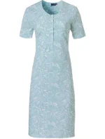 Dámska nočná košeľa 10231-120 -4 tyrkysová-potlač - Pastunette