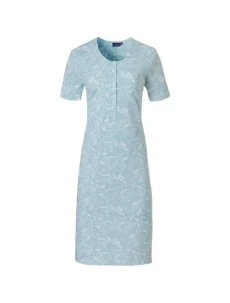 Dámska nočná košeľa 10231-120 -4 tyrkysová-potlač - Pastunette