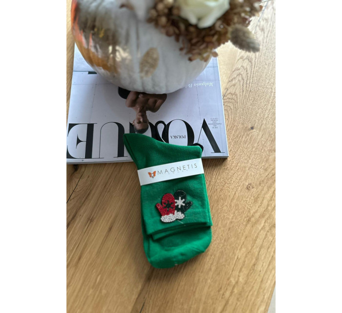 Dámske vianočné ponožky - Rukavičky