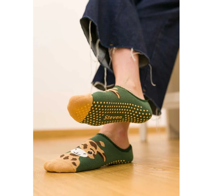 Dámske vzorované ponožky Steven art.132 Frotte ABS 35-40 Dámske vzorované ponožky Steven art.132 Frotte ABS 35-40