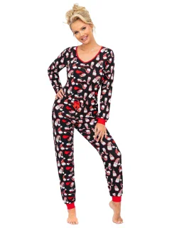 Dámské pyžamo model 20536729 Long dł/r S2XL - Donna
