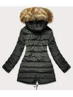 DWUSTRONNA DAMSKA KURTKA ZIMOWA KHAKI model 21243247 - MHM