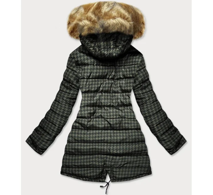 DWUSTRONNA DAMSKA KURTKA ZIMOWA KHAKI model 21243247 - MHM