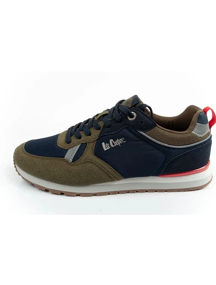 sportovní obuv pánské tenisky módní pohodlné model 22072308 námořnická modrá khaki - Lee Cooper