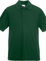 Fruit of the Loom Kids 65/35 Polo Detské piqué polo 16.3417 fľaškovozelená