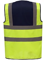 Bezpečnostná vesta Yoko HVW 100 Hi-Vis 79.W100 tmavomodrá/výrazne žltá Bezpečnostná vesta Yoko HVW 100 Hi-Vis 79.W100 tmavomodrá/výrazne žltá