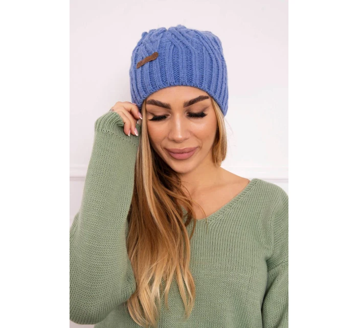 Fleecová čiapka Paulina K227 light denim