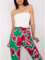 Spodnie DHJ SP model 18650848 zielony - FPrice Spodnie DHJ SP model 18650848 zielony - FPrice