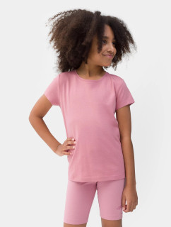 Dievčenské tričko 4FJSS23TTSHF279-54S ružové - 4F