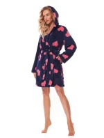 Dámsky župan 2310 Futura tmavomodrý - L&L