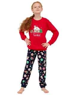 Dievčenské pyžamo 592/175 Domov - CORNETTE