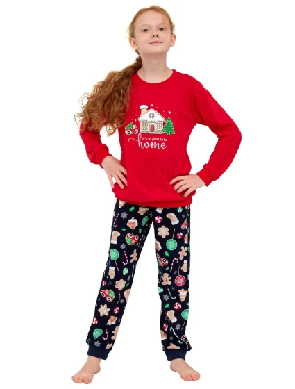 Dievčenské pyžamo 592/175 Domov - CORNETTE Dievčenské pyžamo 592/175 Domov - CORNETTE