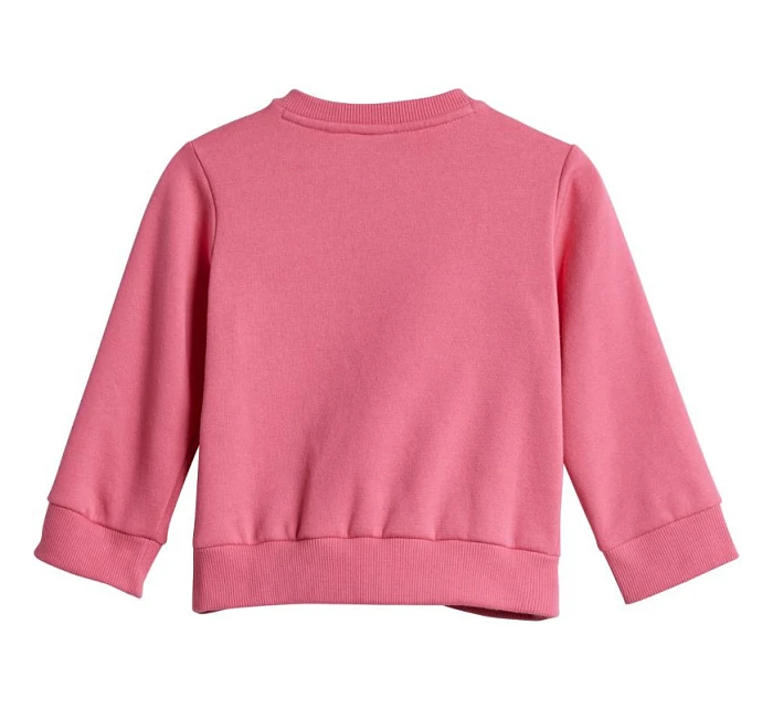 Detské tepláky Adidas Essentials ružovo-sivé JY0303
