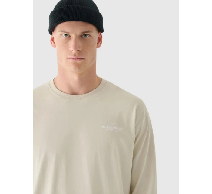 Pánské tričko oversize s potiskem a dlouhým rukávem model 21893087 - 4F