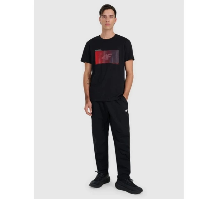 Pánske tričko s potlačou 4F 4FRAW25TTSHM3224-20S