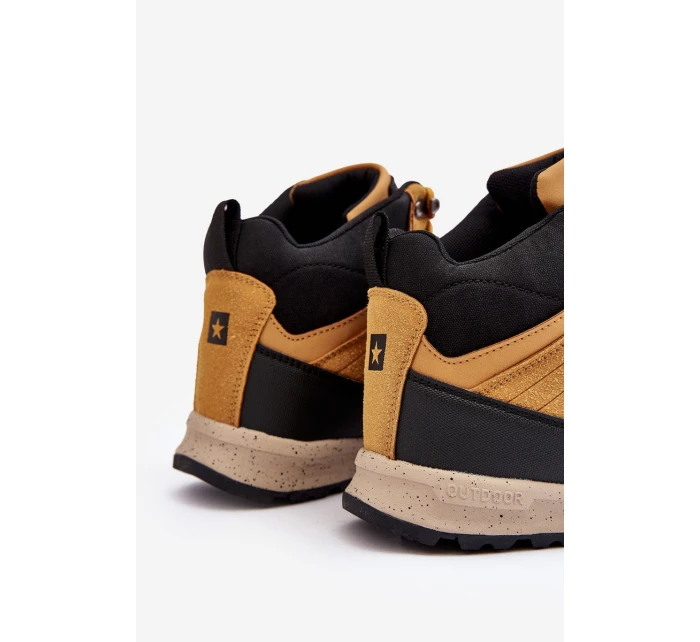 Damskie Ocieplane Buty Trekkingowe Camel Big Star MM274479 Damskie Ocieplane Buty Trekkingowe Camel Big Star MM274479