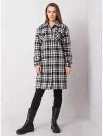 Dámsky kabát LK EN 508342 1.67 čiernobiely