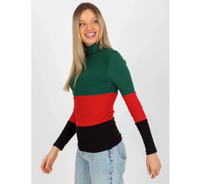 Dámska blúzka RV BZ 8465 1.93P tmavo zelená - FPrice