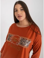 Halenka VI BZ model 17913759 tmavě oranžová - FPrice Halenka VI BZ model 17913759 tmavě oranžová - FPrice