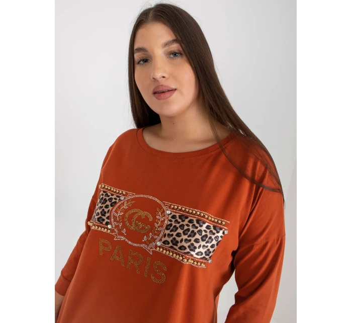 Halenka VI BZ model 17913759 tmavě oranžová - FPrice Halenka VI BZ model 17913759 tmavě oranžová - FPrice