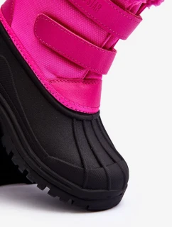 Dětské sněhule na suchý zip Big Star Fuchsia